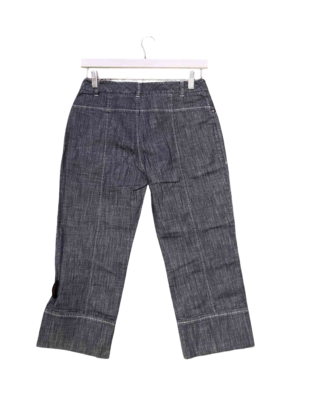 Size 26" (IT 40) | Patrice Breal Grey Wash Capri Jeans