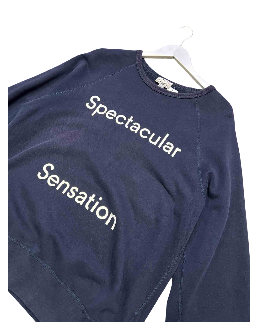 Size L | Acne Studios Navy 'Spectacular Sensation' Sweatshirt