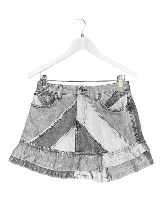 Size 27 (S) | Marc by Marc Jacobs Denim Ruffle MIni Skirt