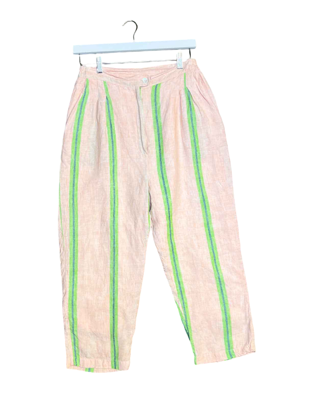 Size 12 (L) | Kip & Co Striped French Linen Pants