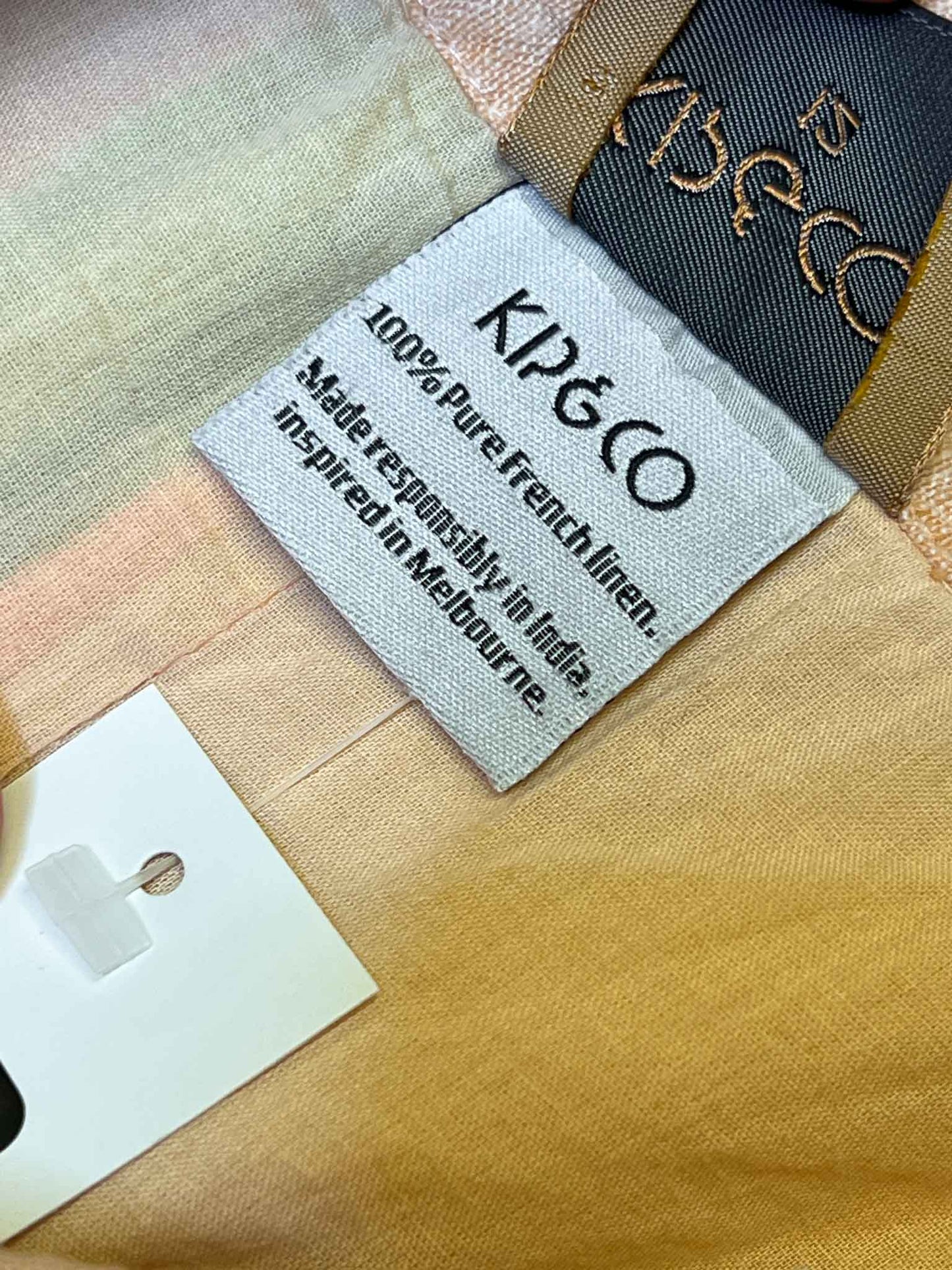 Size 12 (L) | Kip & Co Striped French Linen Pants