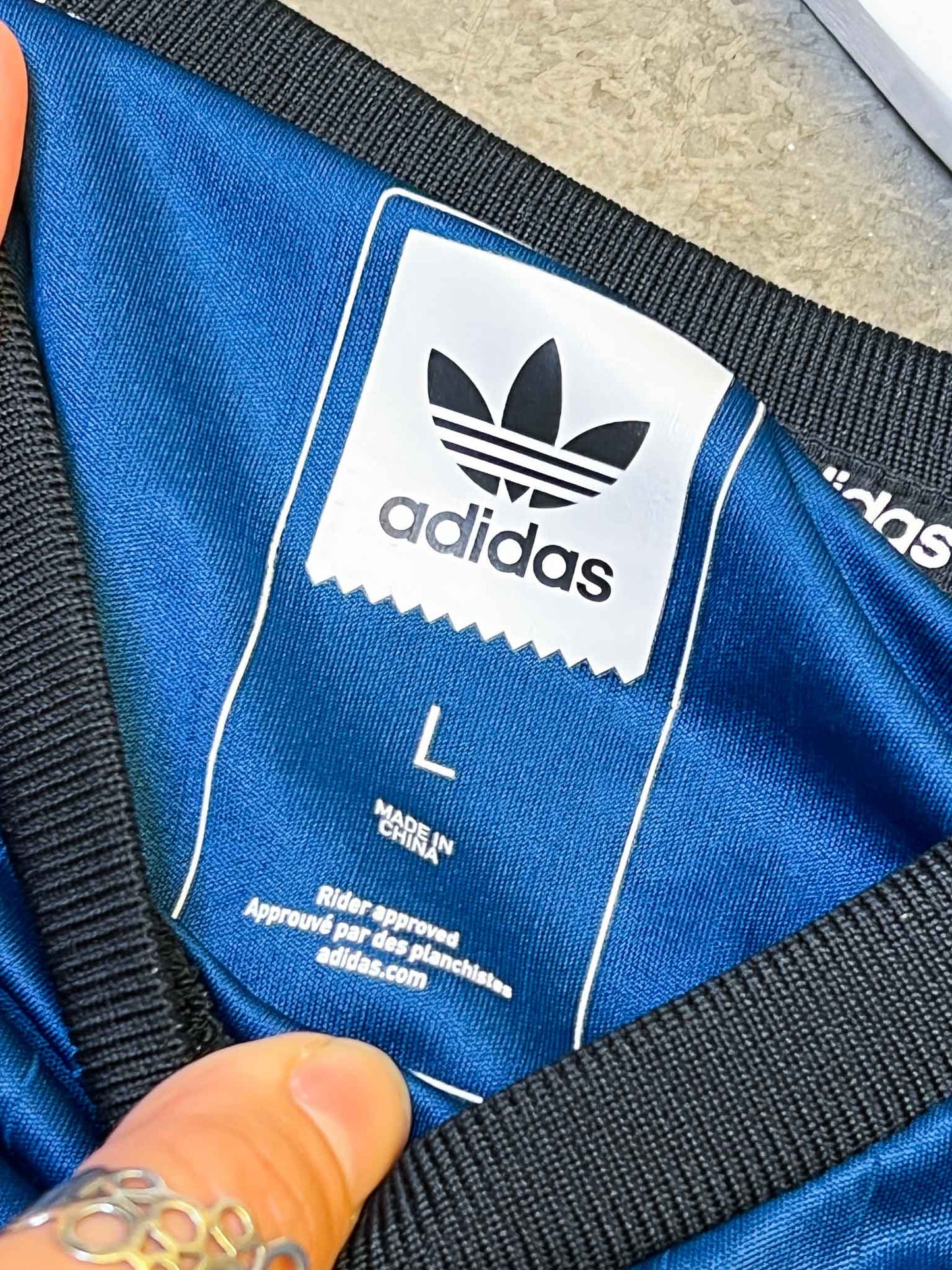 Size L | Adidas Blue Skateboard Top