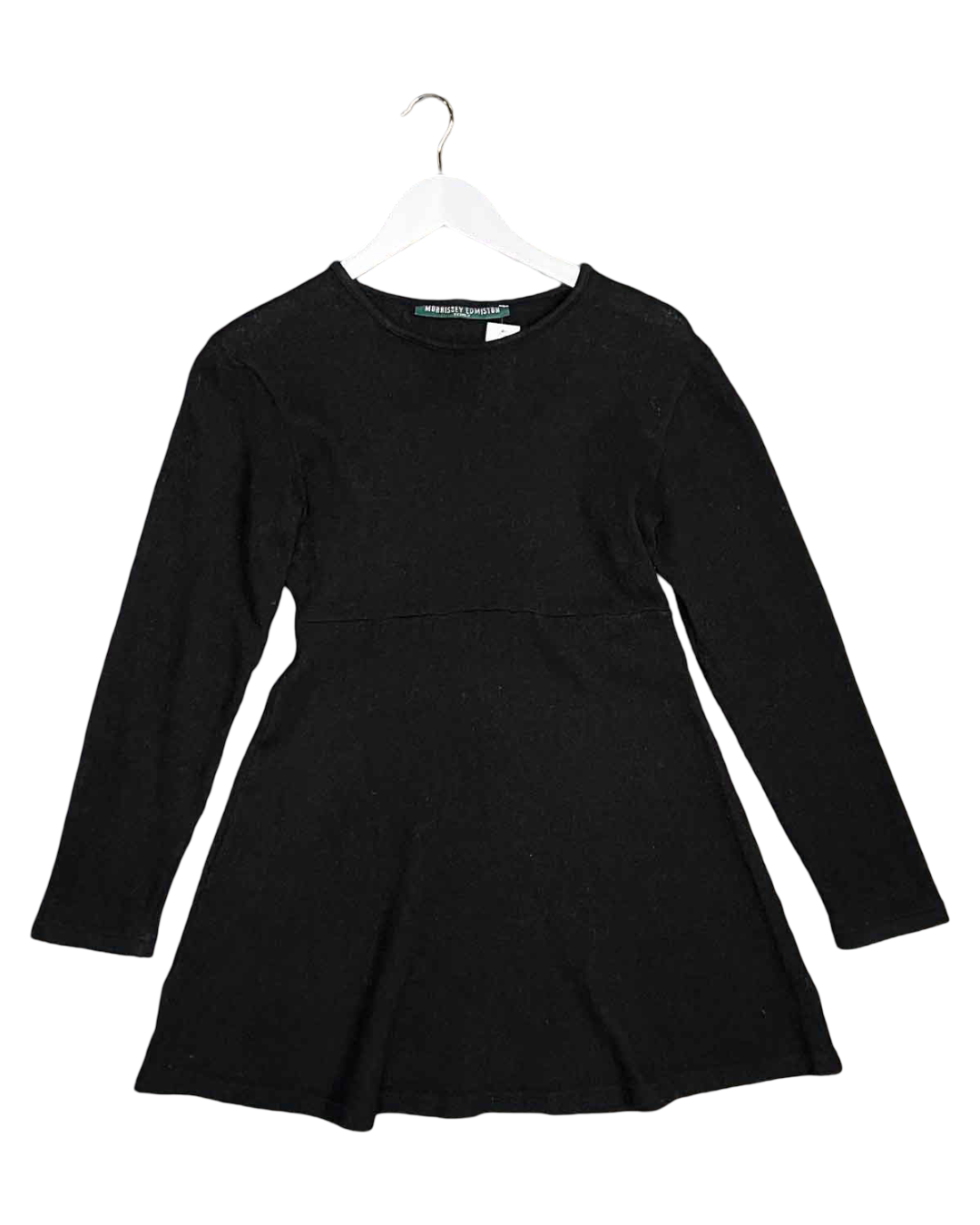 Size S | Morrissey Edmiston Black Wool Mini Dress