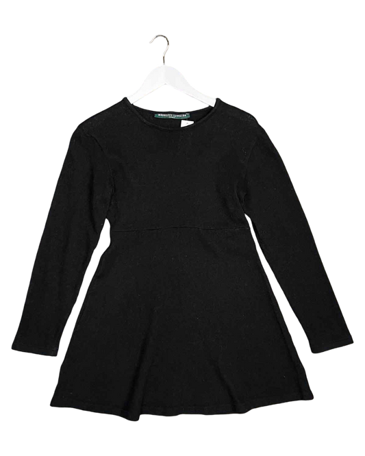Size S | Morrissey Edmiston Black Wool Mini Dress