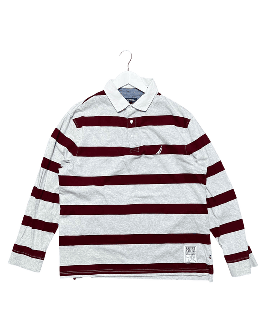 Size XL | Nautica Burgundy Rubgy Polo Top