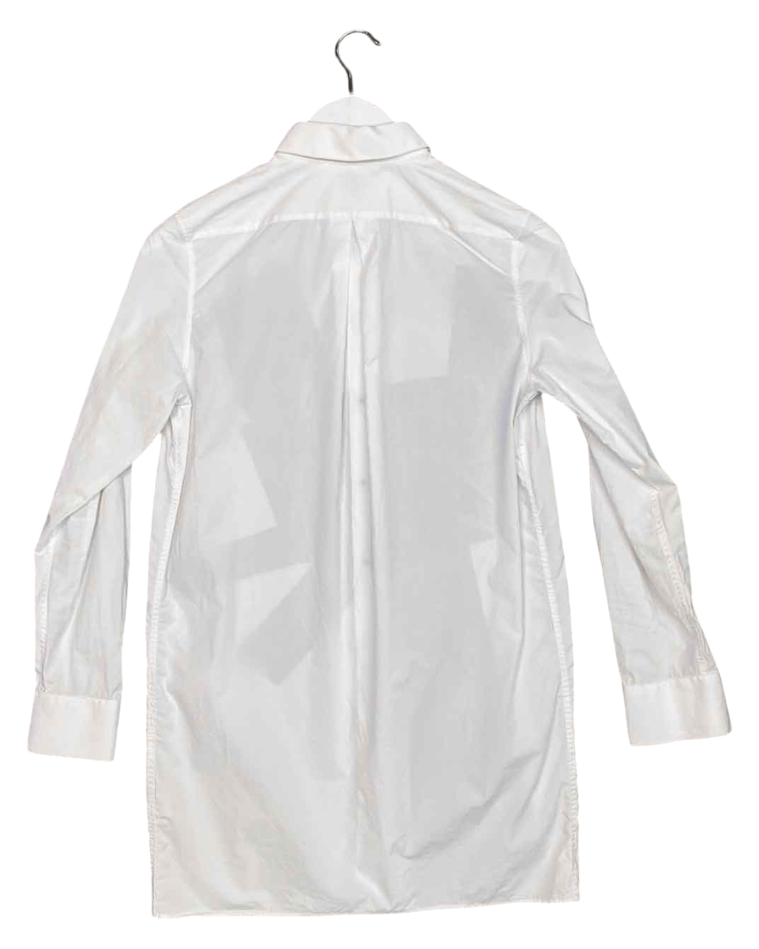 Size 34 (XS) | Acne Studios Cotton White/Green Longline Shirt