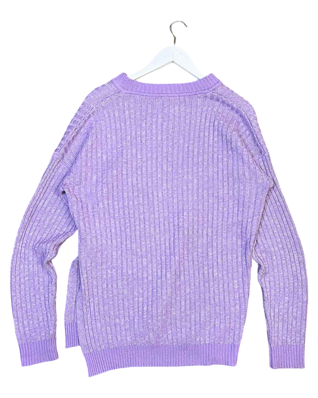 Size L | Suku Purple Cotton Knitted Jumper