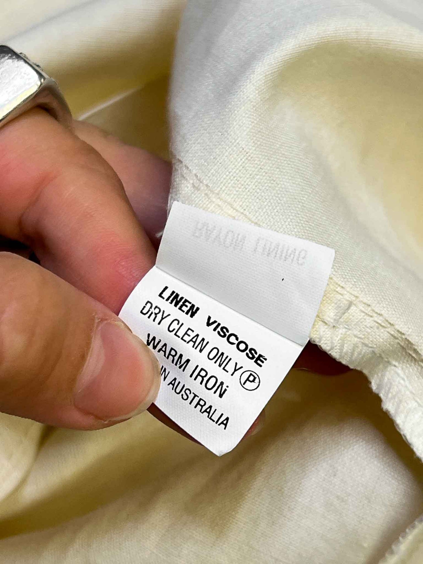 Szie 4 (XL) | Stuart Membery Linen Blend Wrap Skirt