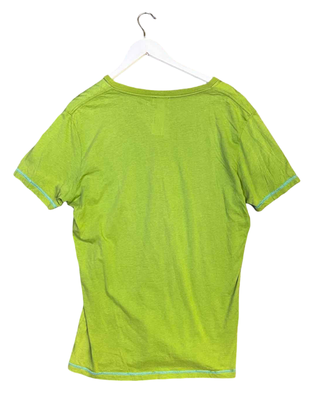 Size XL | Diesel Green Cotton Graphic T-shirt