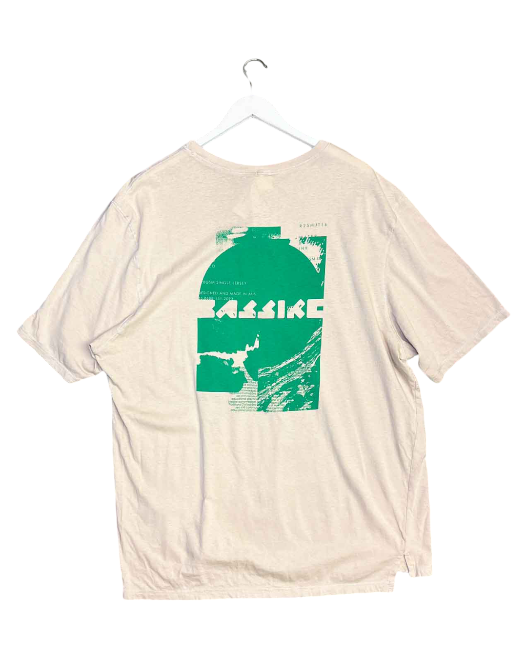 Size XXL | Bassike Tech Print Slouch T-shirt NWT