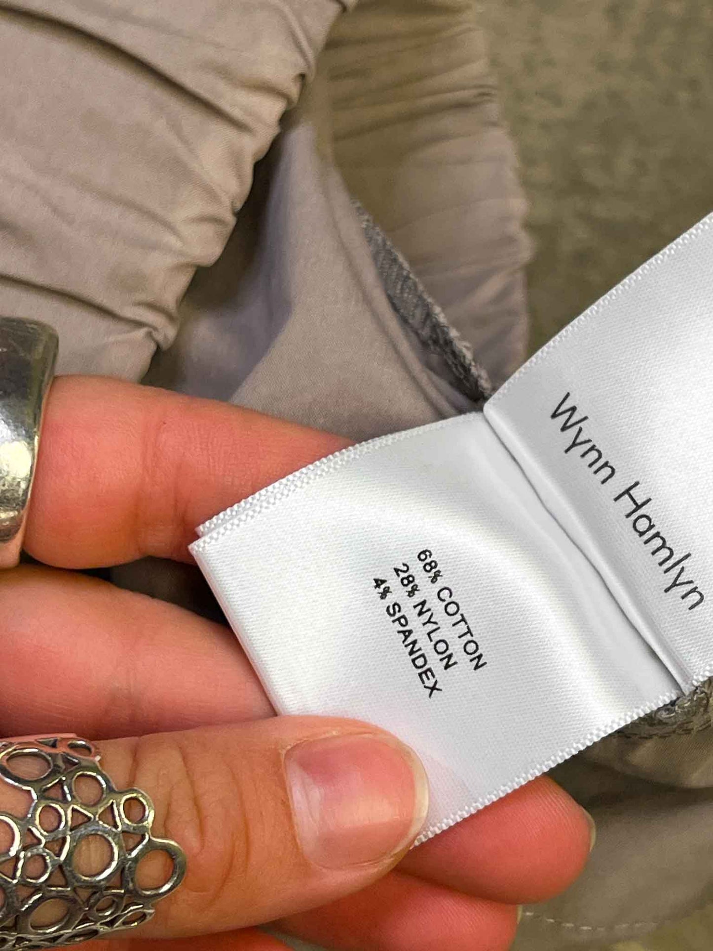 Size 10 (M) | Wynn Hamlyn Grey Bungy Trousers