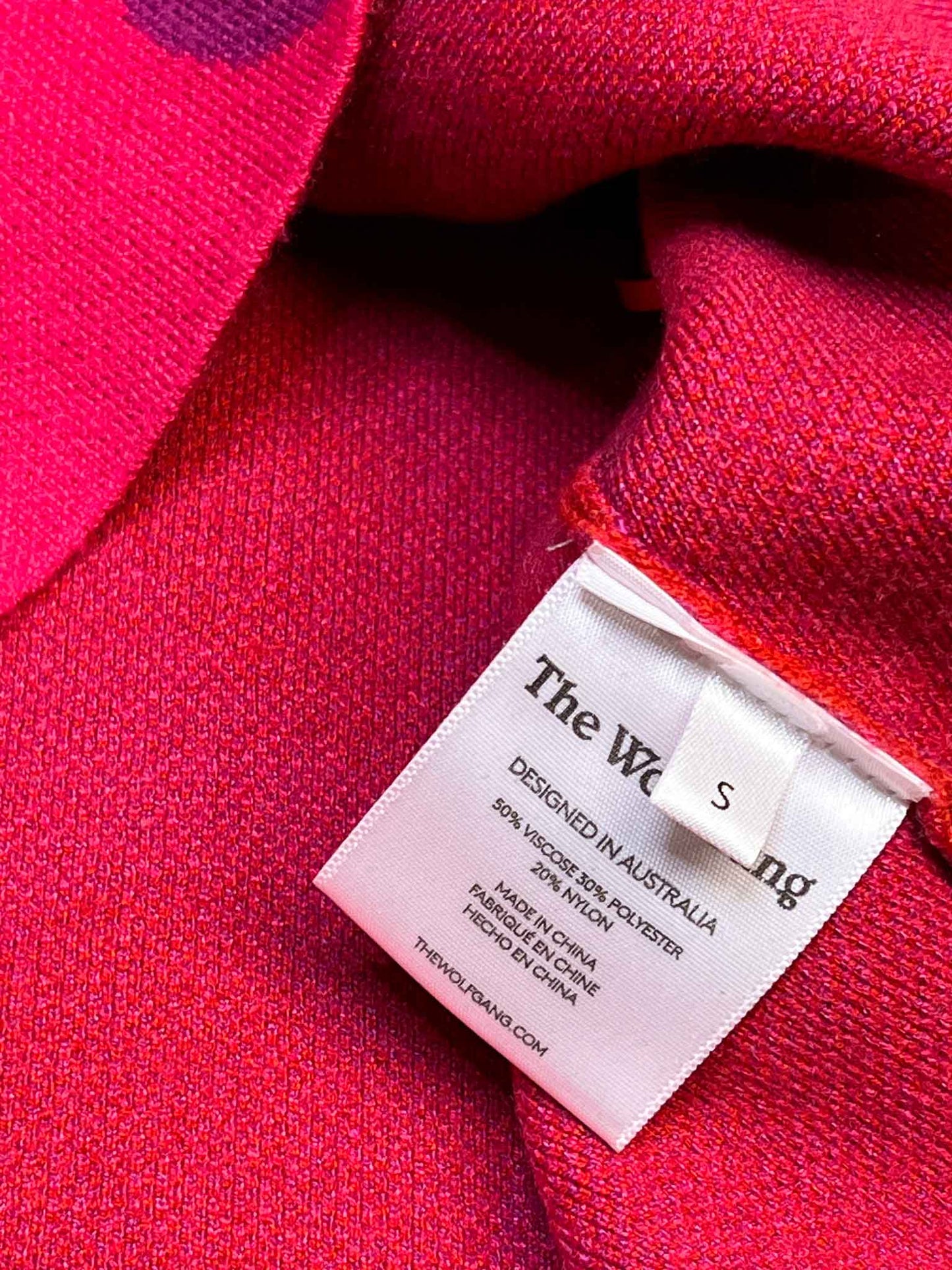 Size S | The Wolf Gang Escena Beaded Knit Top