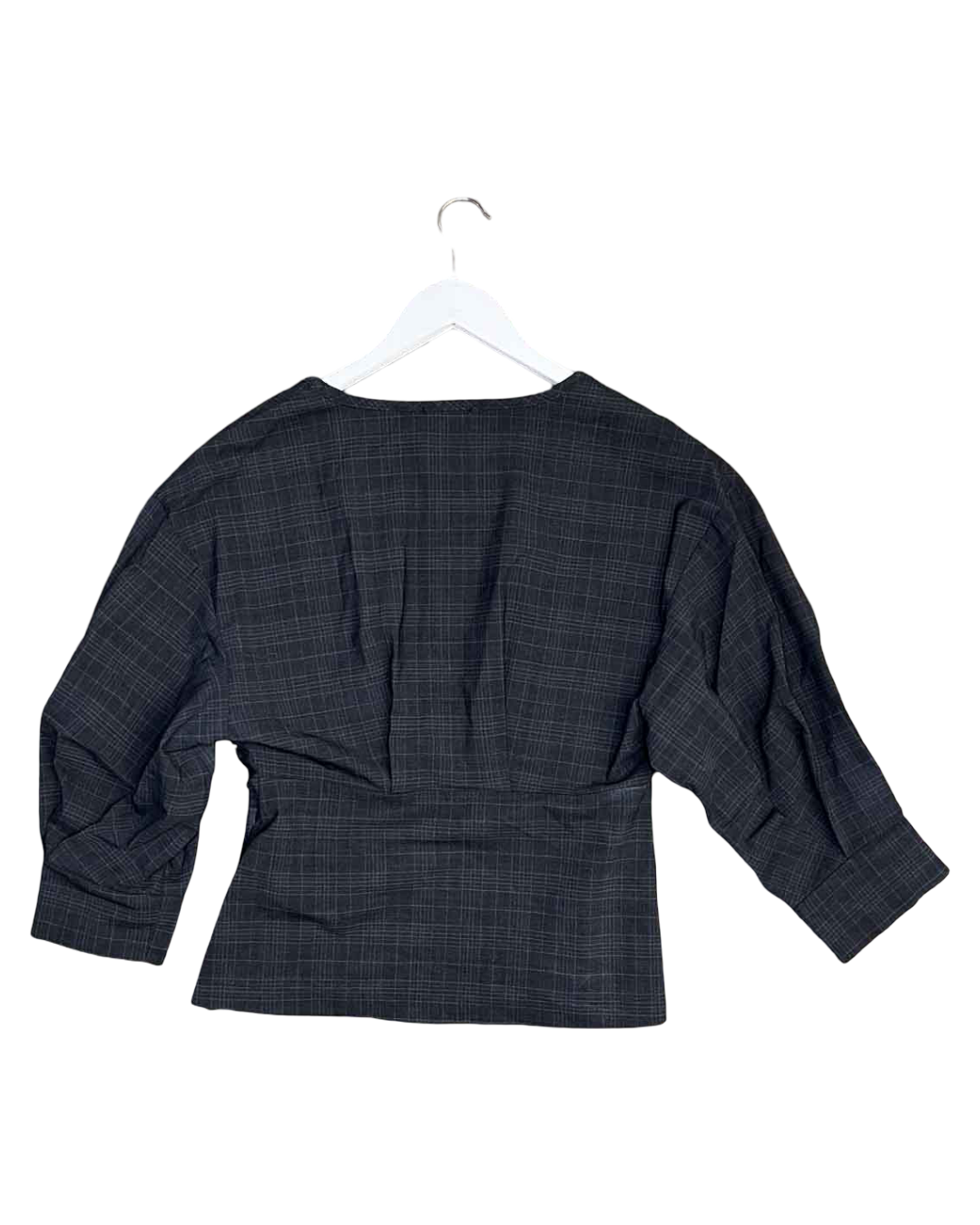 Size S | Alpha60 Dark Plaid Top