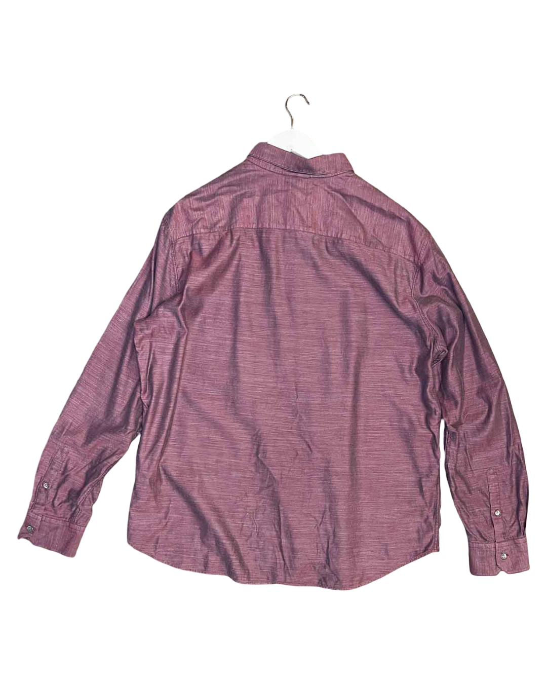 Size XL | Emporio Armani Iridescent Purple Cotton Shirt