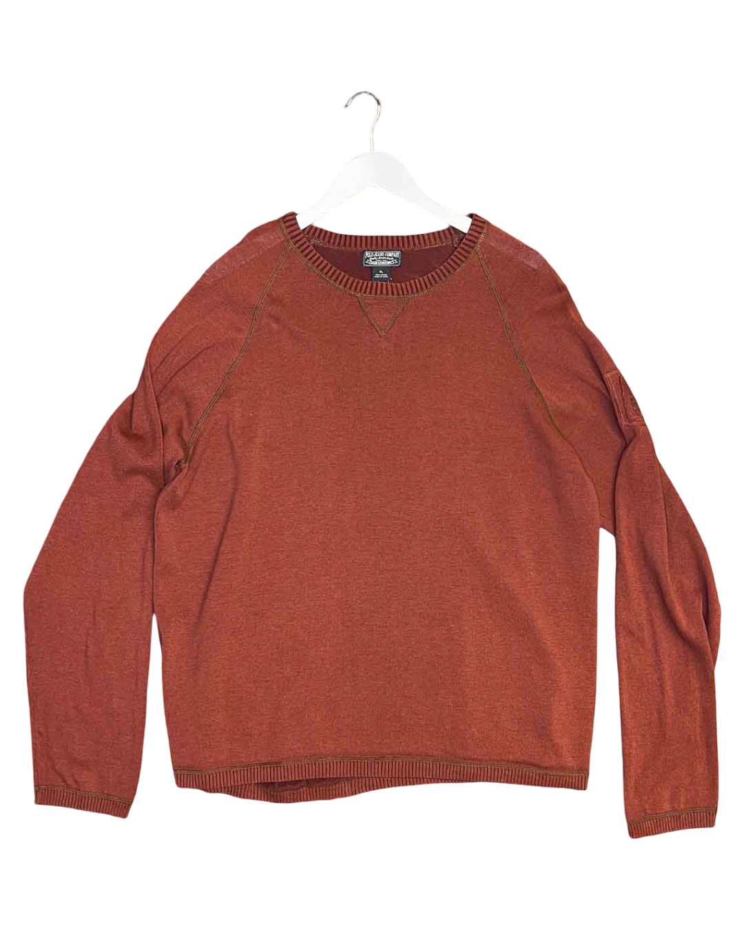 Size XL | Ralph Lauren Brown Cotton Knit Jumper