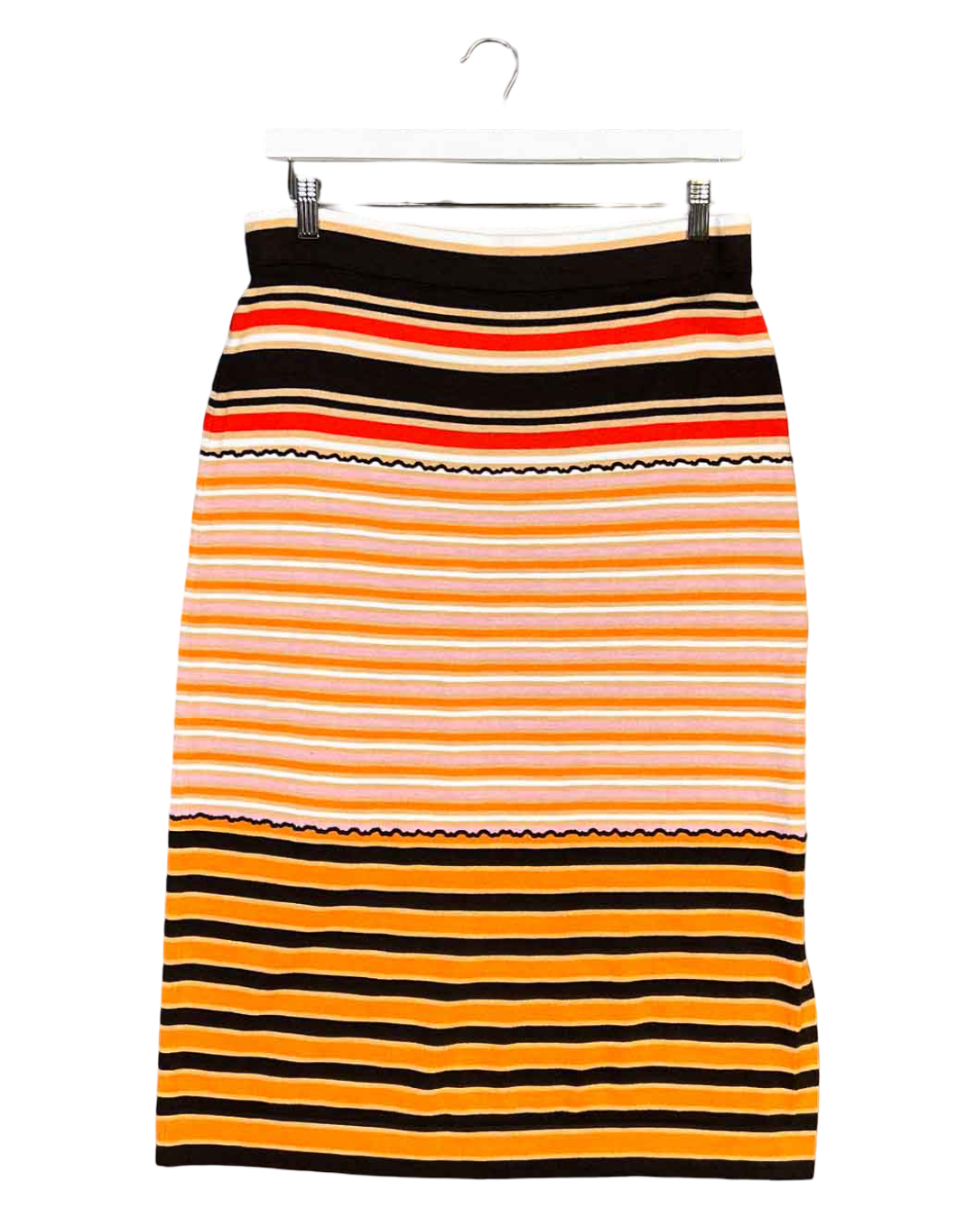 Size L |  Marni X Uniqlo Pink/Orange Knit Midi Skirt