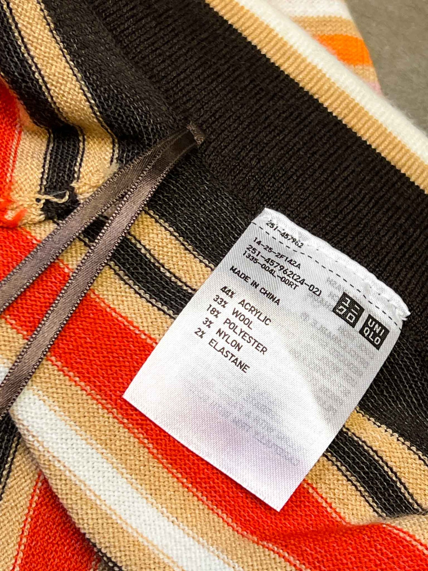 Size L |  Marni X Uniqlo Pink/Orange Knit Midi Skirt