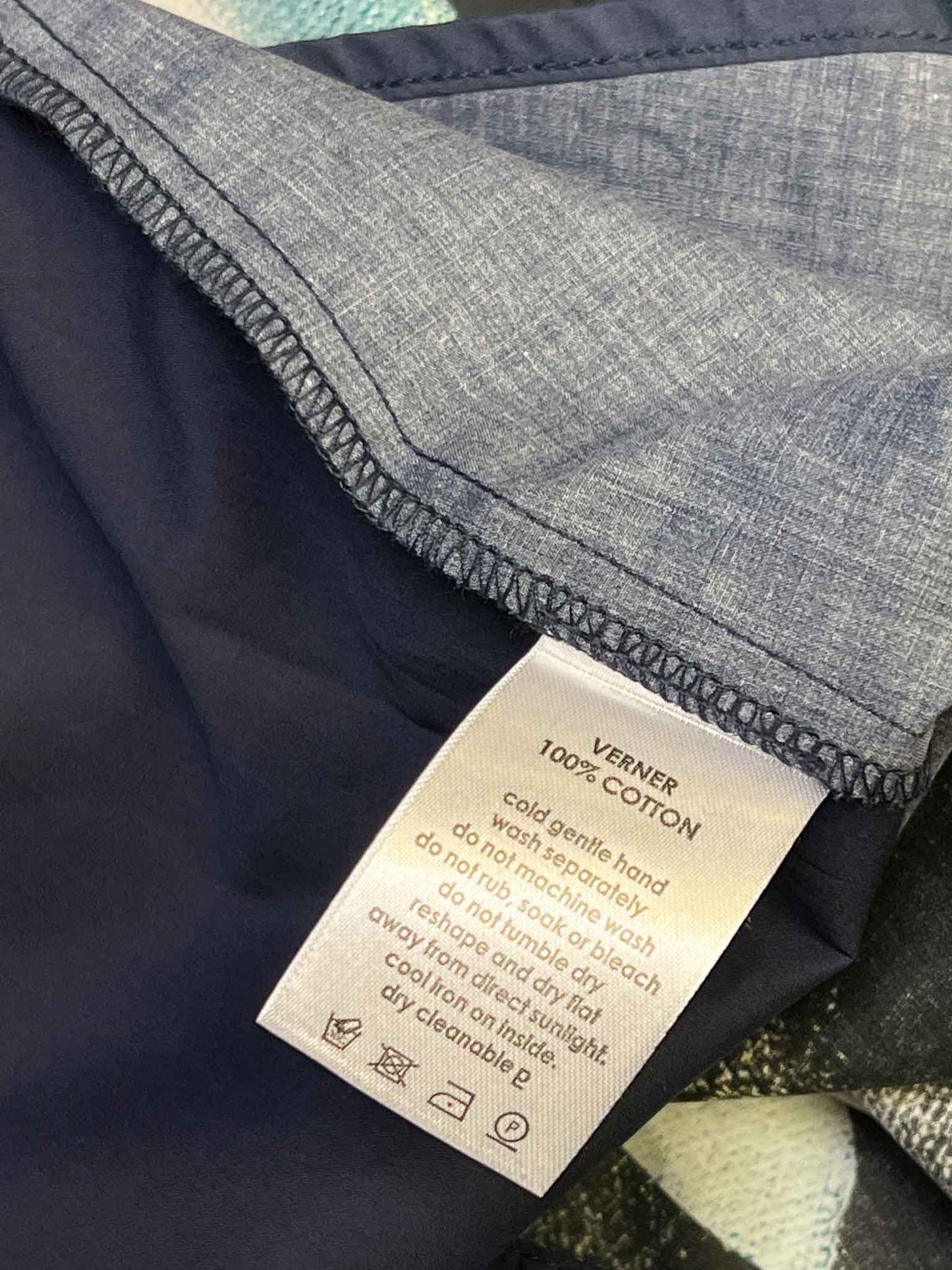 Size S | Verner Navy Joint Venture Shirt
