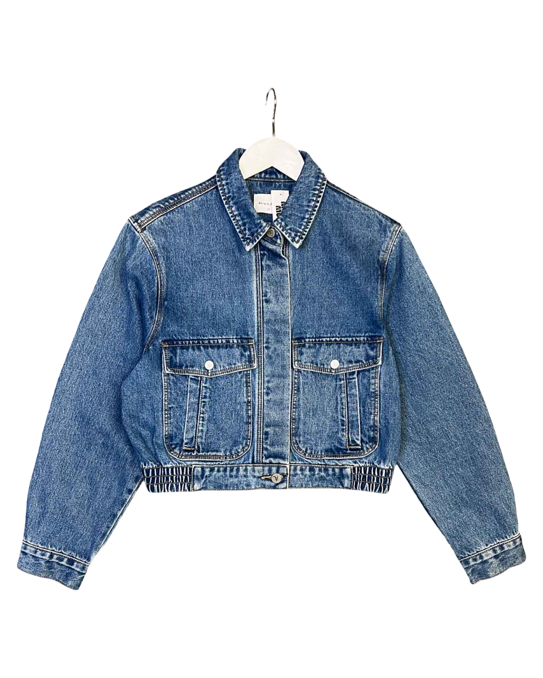 Size 12 (L) | Abrand Jeans Cropped Denim Jacket