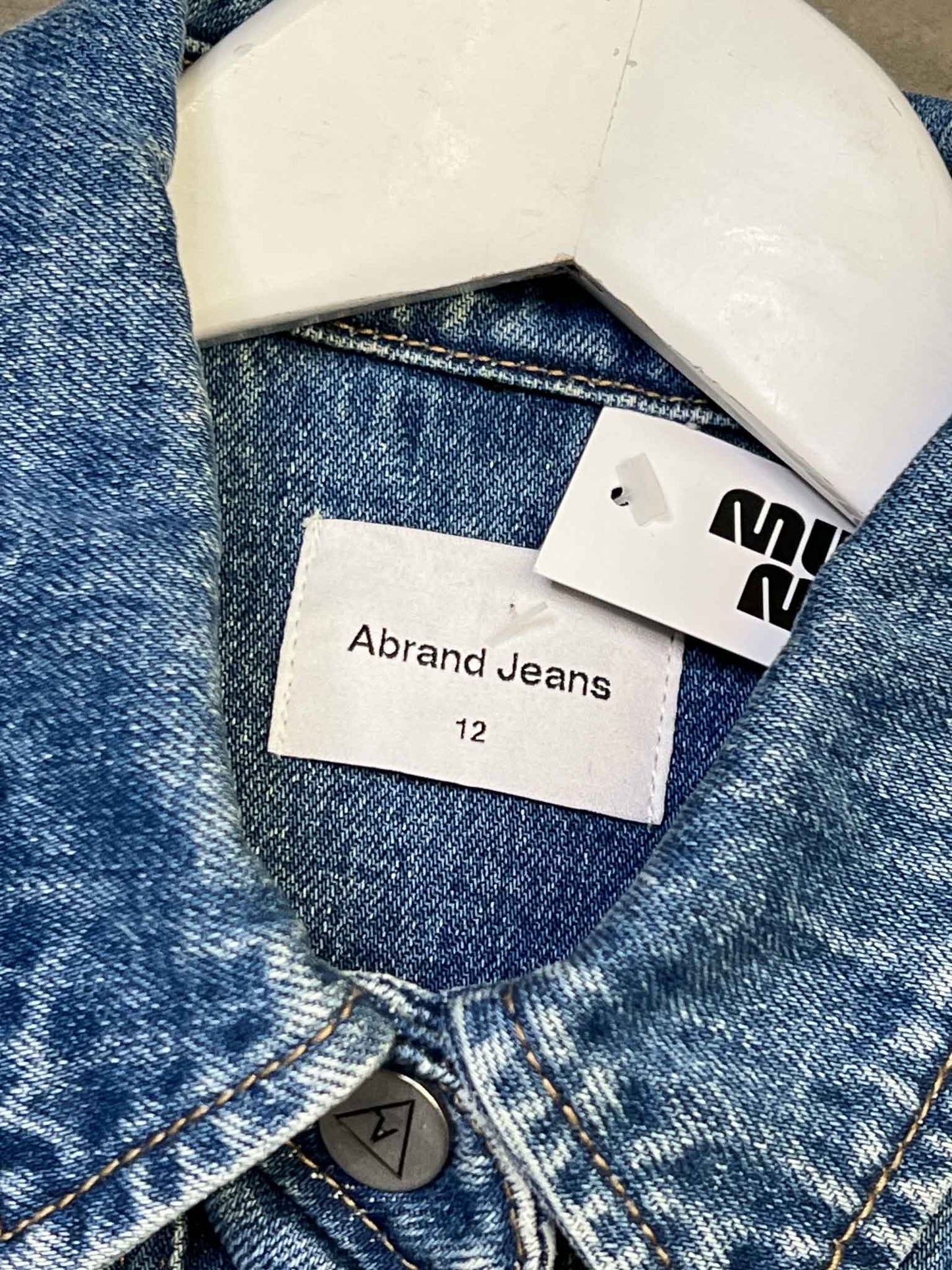 Size 12 (L) | Abrand Jeans Cropped Denim Jacket