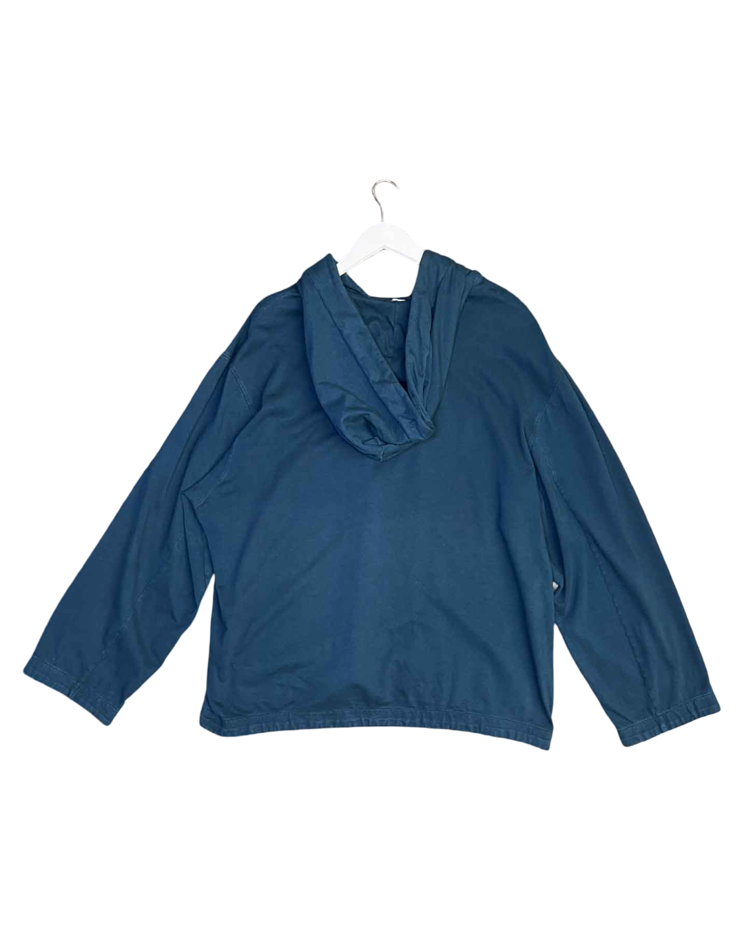 Size XS | Bassike Navy Organic Cotton Oversized Jumper