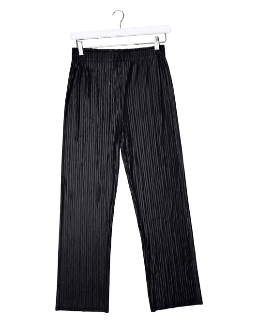 Size S | Alpha60 Black Pleated Pants