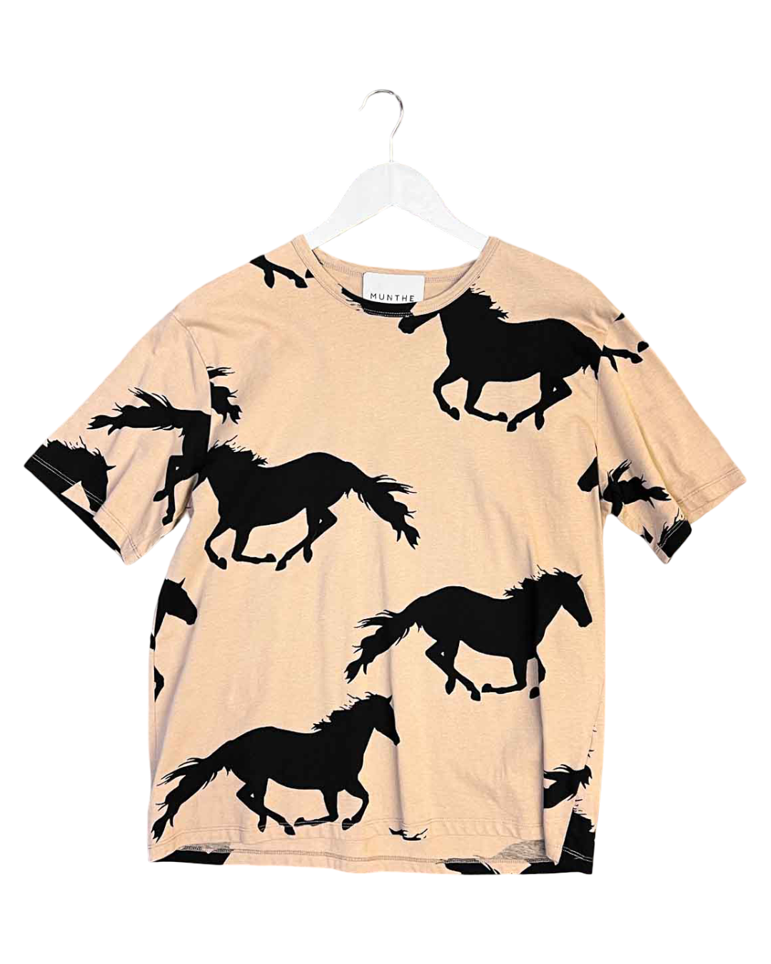 Size 10 (M) | Munthe Organic Cotton Tufa Horse Print T-Shirt