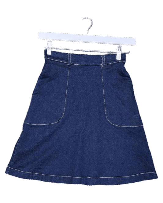 Size 6 | Kuwaii Denim A-line Mini Skirt