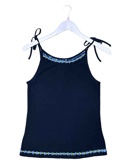 Size S | Jean Paul Gaultier Floral Sequin Tank Top