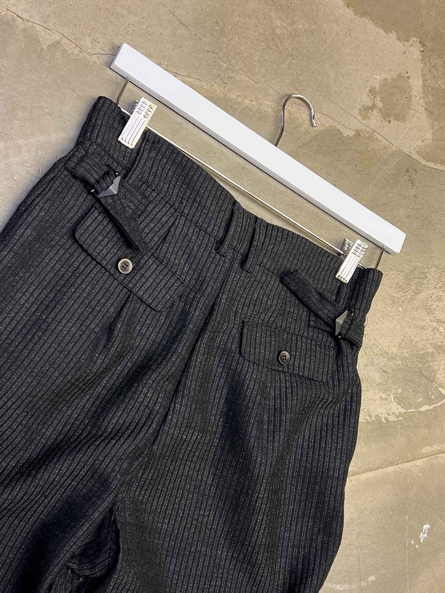 Size 10 (M) | Caves Collect Charcoal Wool Pants