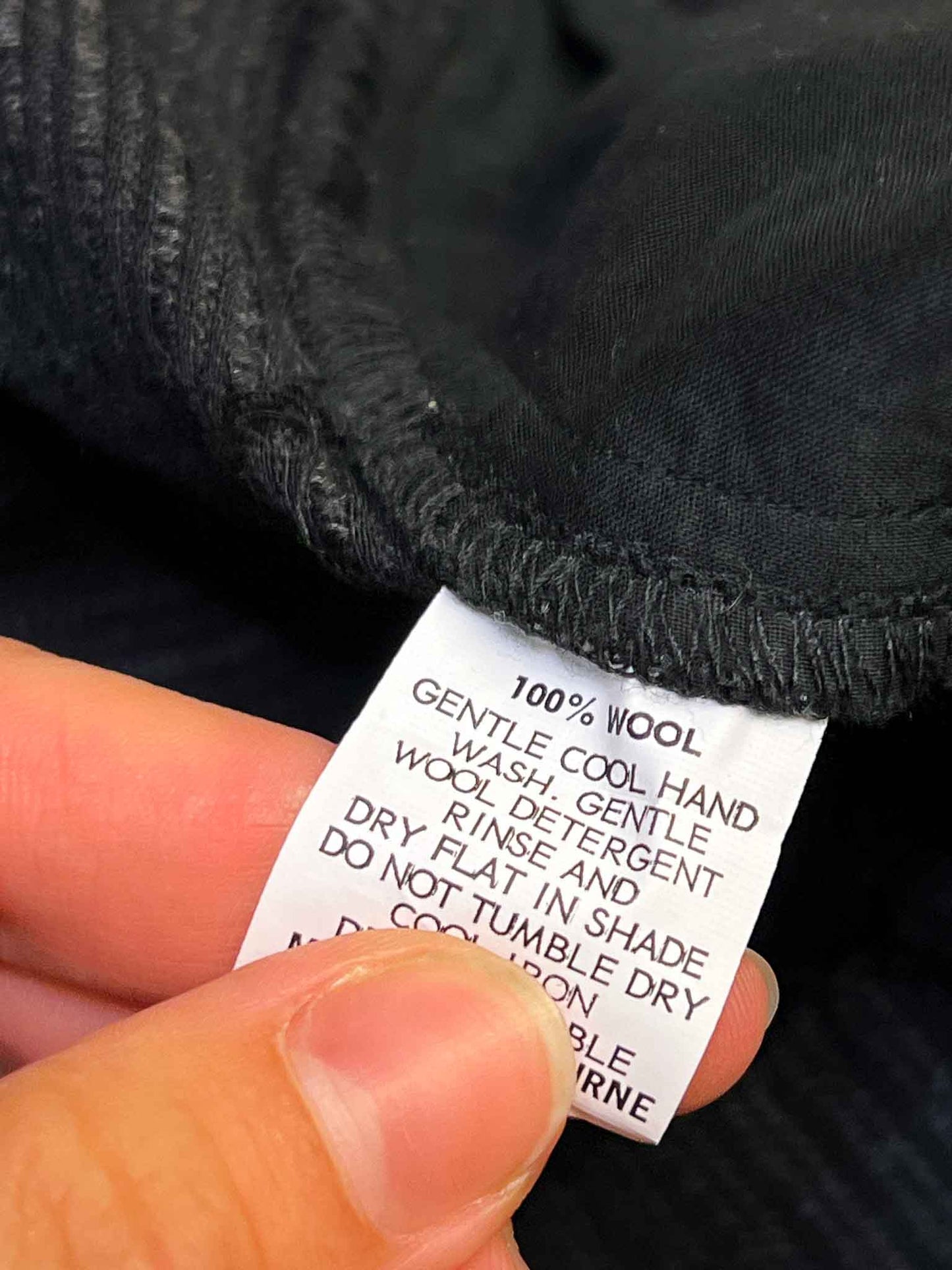 Size 10 (M) | Caves Collect Charcoal Wool Pants