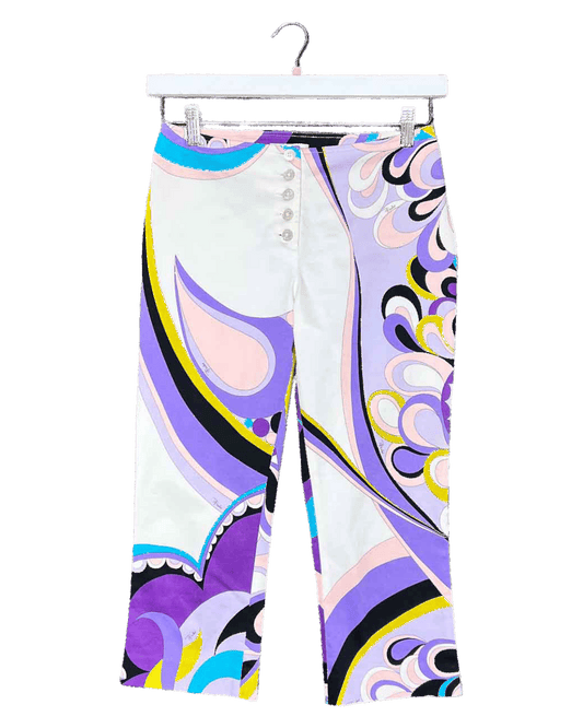 Size 10 | Emilio Pucci Firenze Cotton Capris