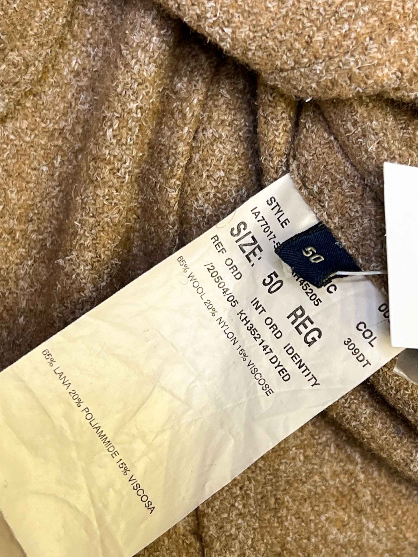 Size L | Lardini Brown Wool Suit Vest