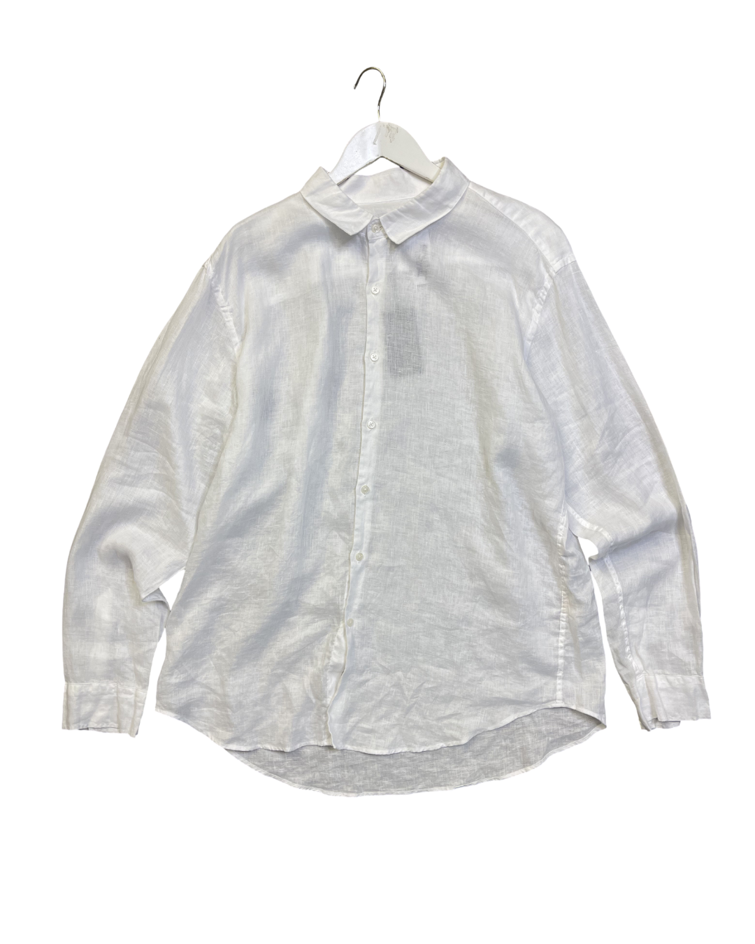 Size XXL | Jac+Jack 'Alex' Sheer Linen Button Up Shirt With Tags