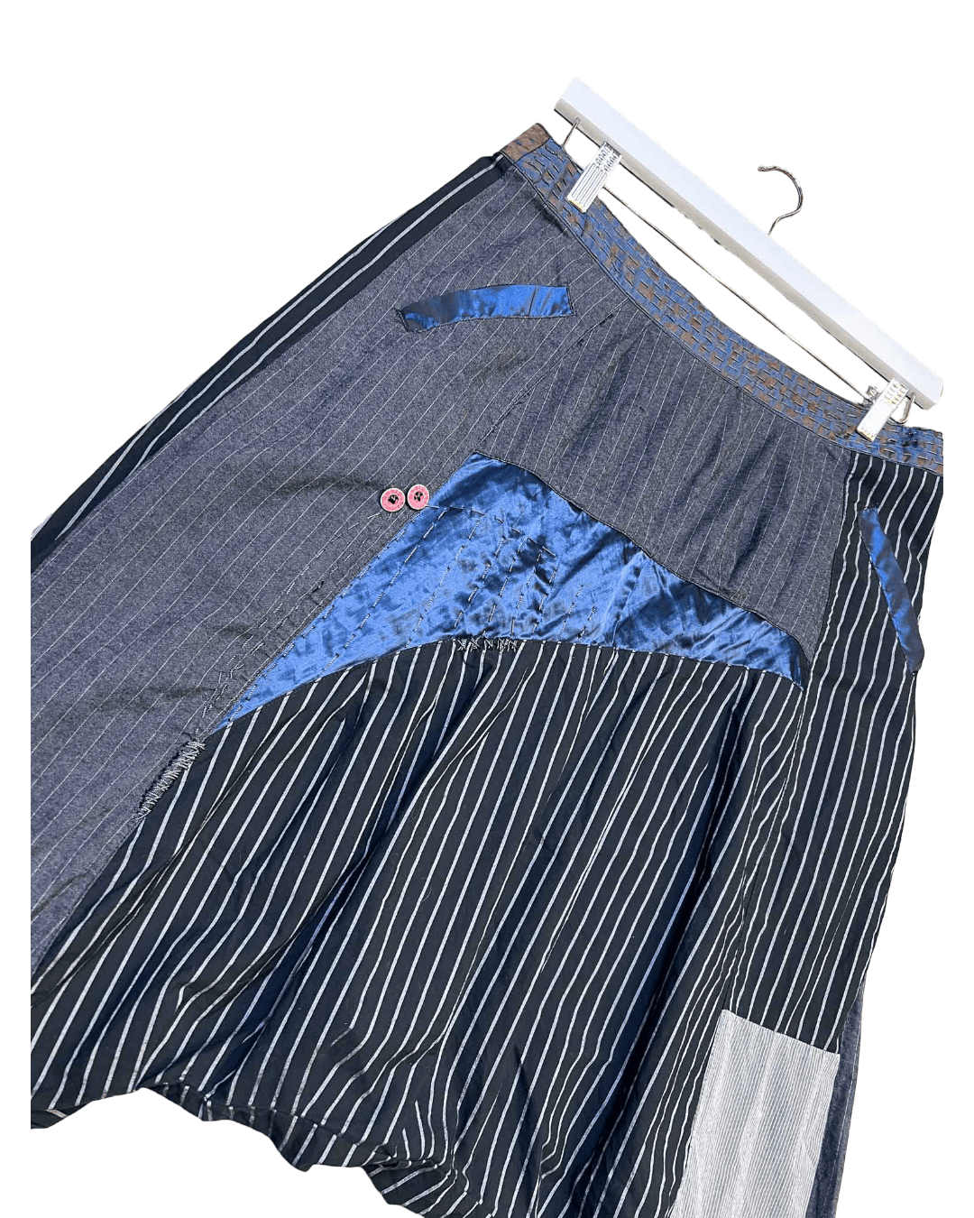 Size 40 (S) | Desigual Pinstripe Drop-crotch Harem Pants