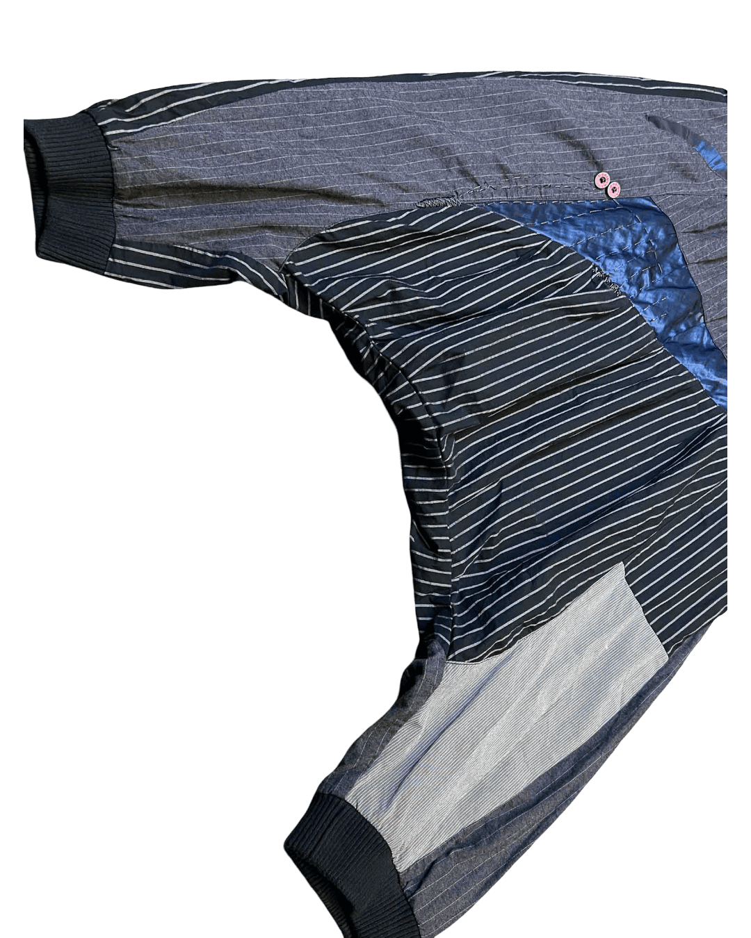 Size 40 (S) | Desigual Pinstripe Drop-crotch Harem Pants