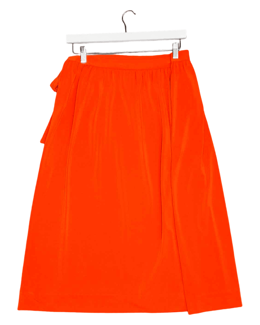 Size XL | By Malene Birger Orange/Red Wrap Maxi Skirt
