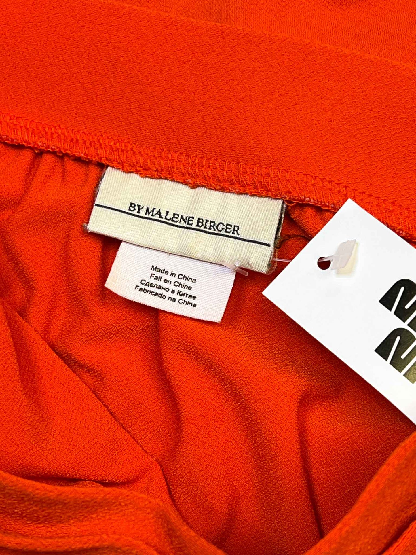 Size XL | By Malene Birger Orange/Red Wrap Maxi Skirt