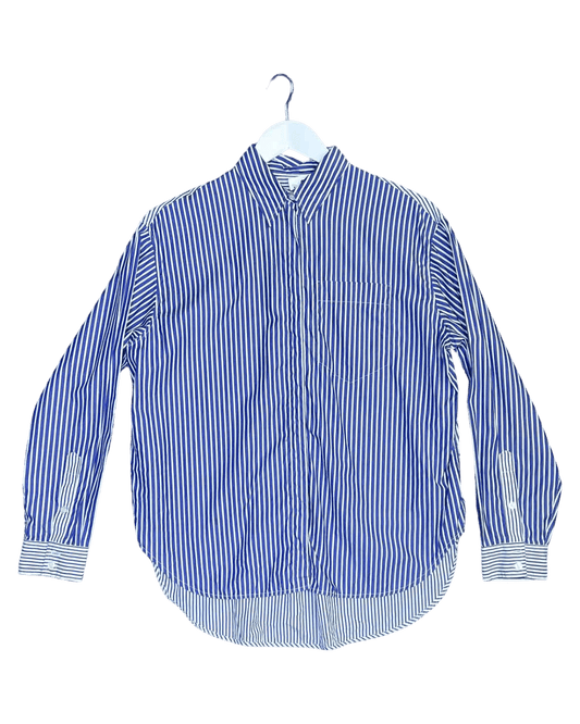 Size 1 (S) | Lee Matthews Cotton Striped Oversized Shirt