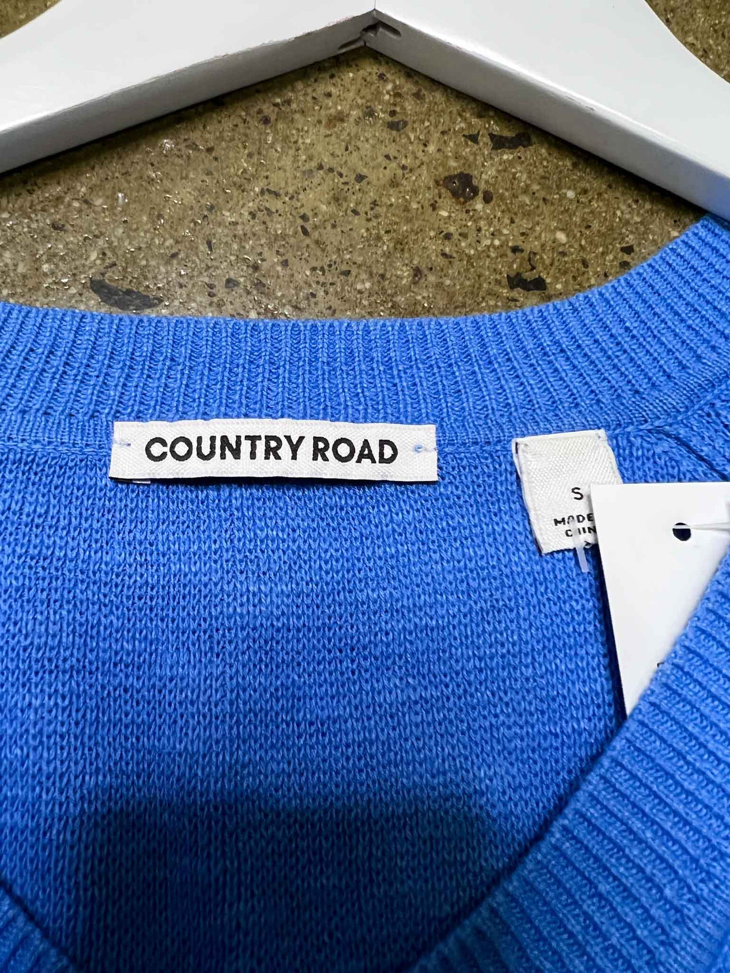 Size S | Country Road Linen Blend V-Neck Jumper
