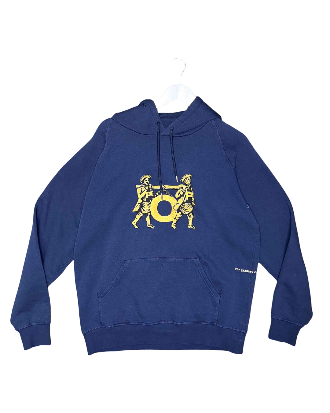 Size M | Pop Trading Company Navy Cotton Jumper