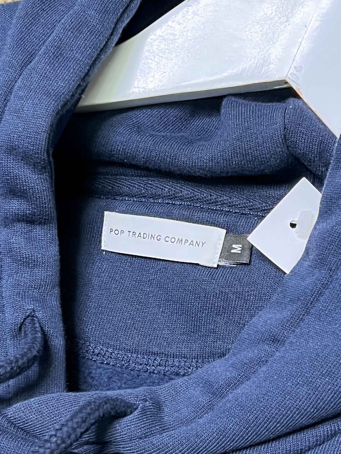 Size M | Pop Trading Company Navy Cotton Jumper