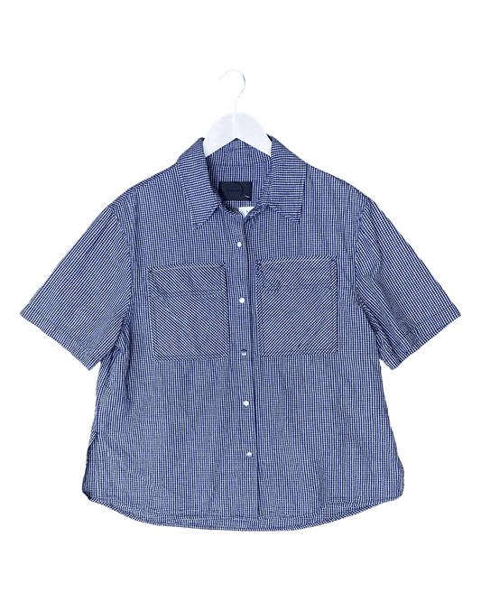 Size L | Denimsmith Gingham Boxy Shirt