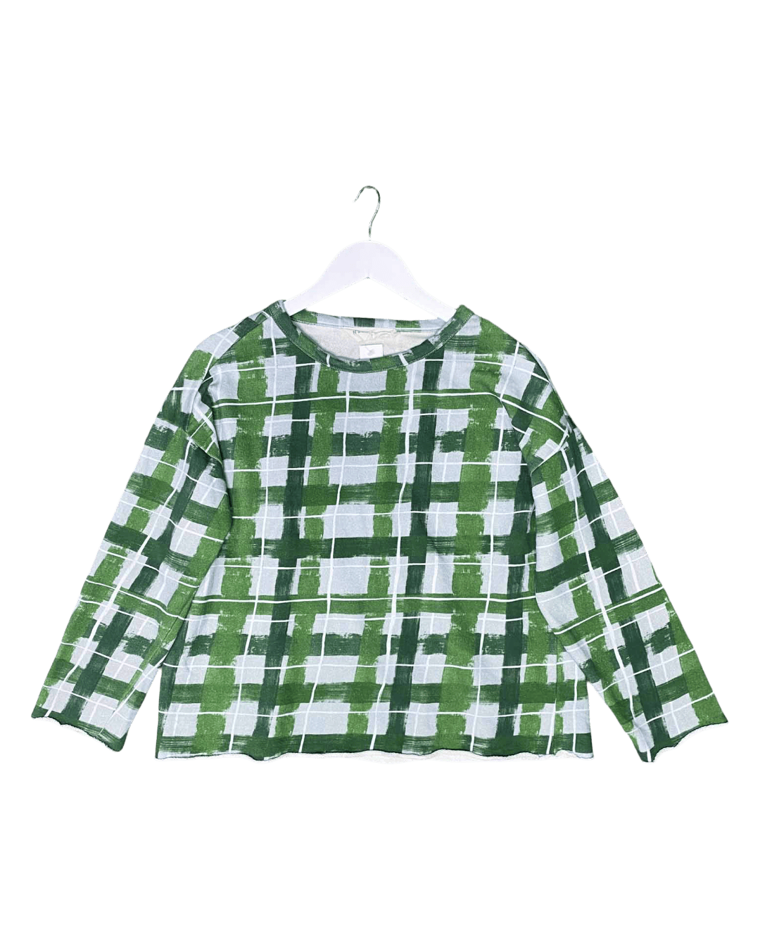 Size S | Nancybird Crewneck Grid Jumper