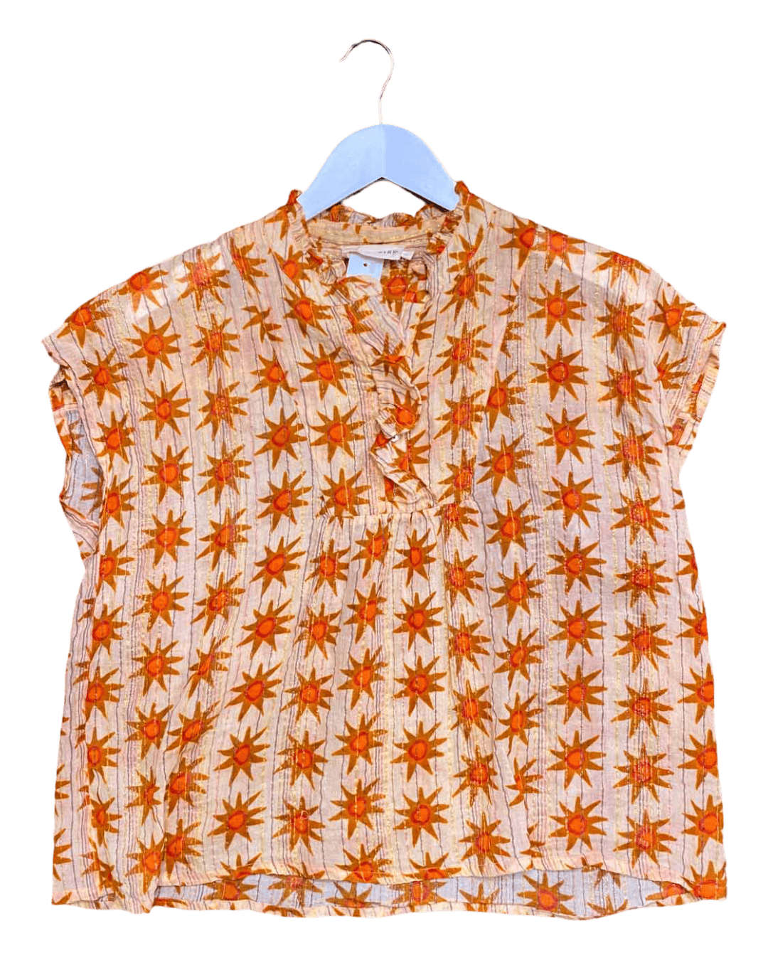 Size S | Nancybird Sheer Sparkly Top