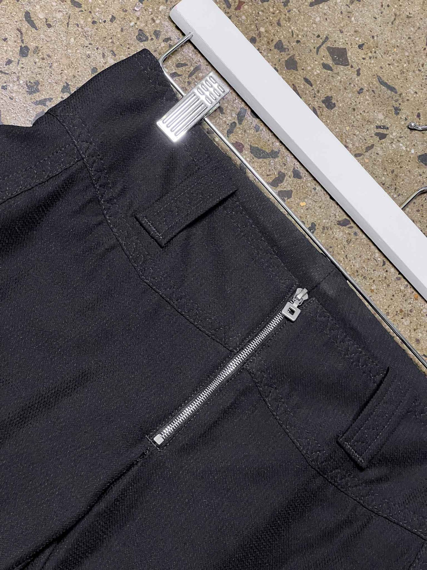 Size 34 (6) | Marithe Francois Girbaud Black Zip Capri Pants
