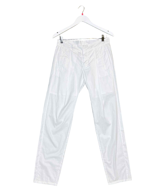 White MM6 Pants, 42 (S)