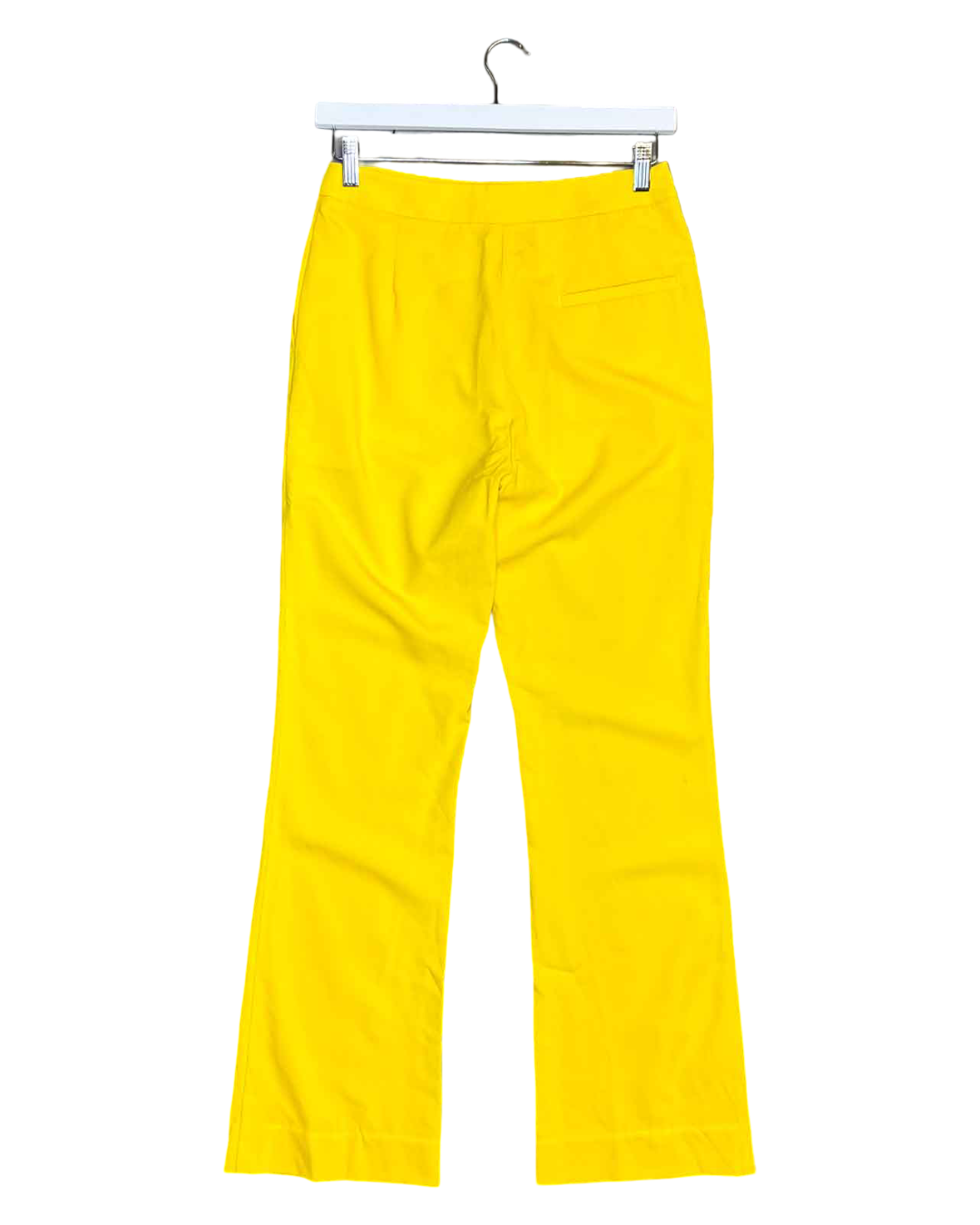Size 8 (S) | Jac + Jack Yellow Wool Straight Leg Pants