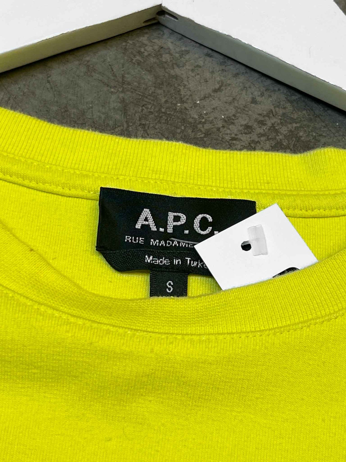 Size S | A.P.C Yellow Cotton No Fun Jumper
