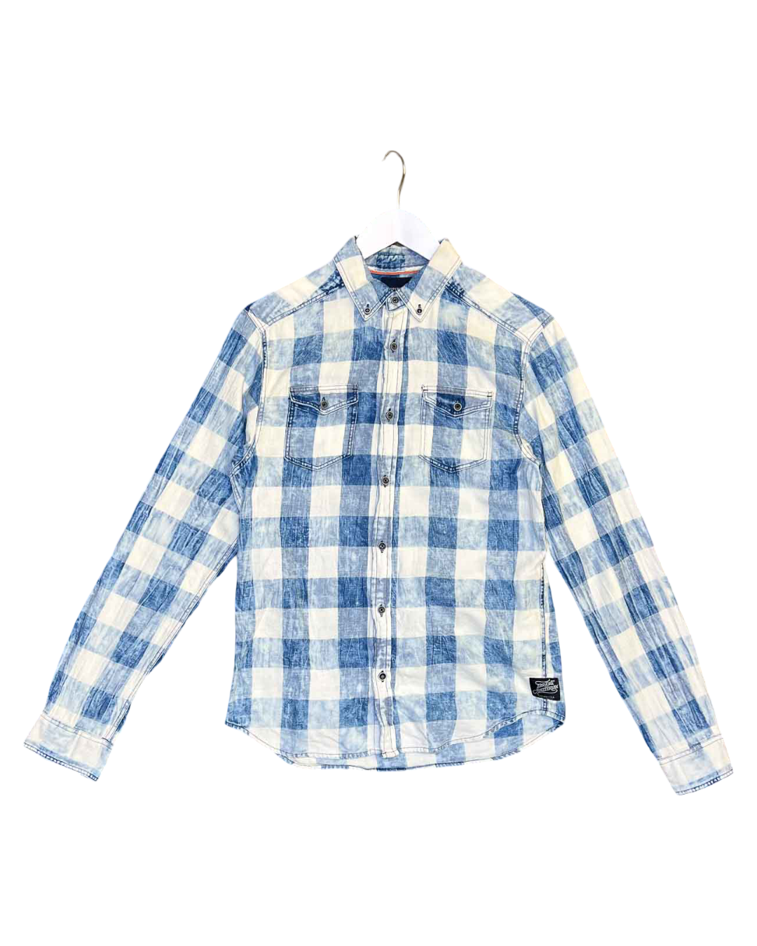 Size S | Scotch & Soda Fitted Plaid Flannel